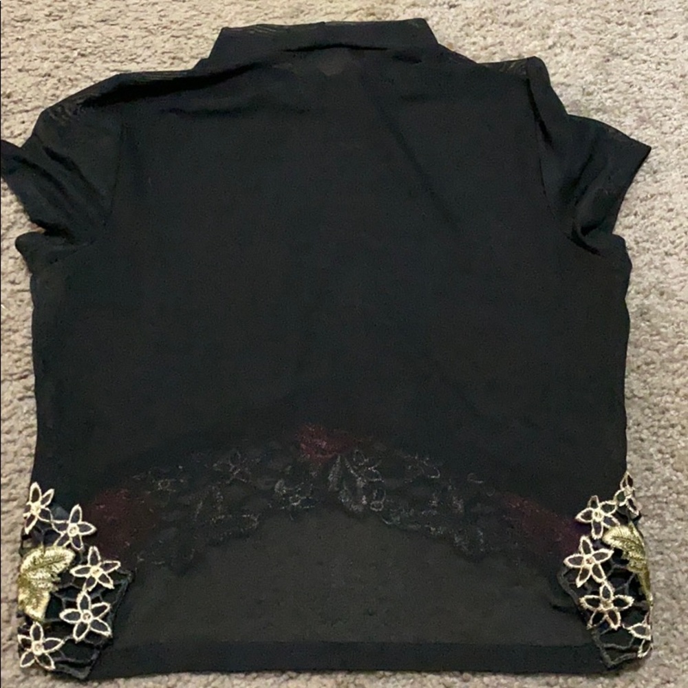 Mesh Rose Top - Picture 3 of 3